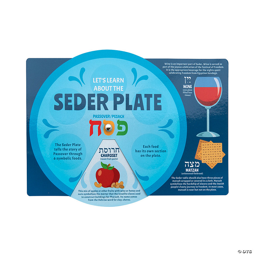 Seder Plate Learning Wheels - 12 Pc. Image