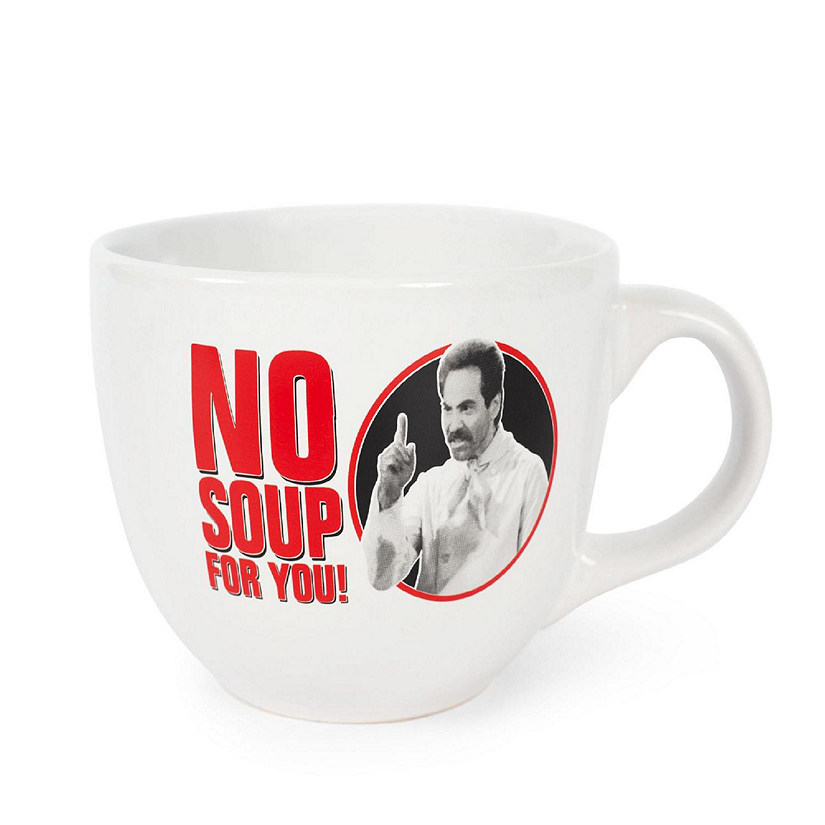 Seinfeld No Soup For You 24oz Ceramic Soup Mug Image