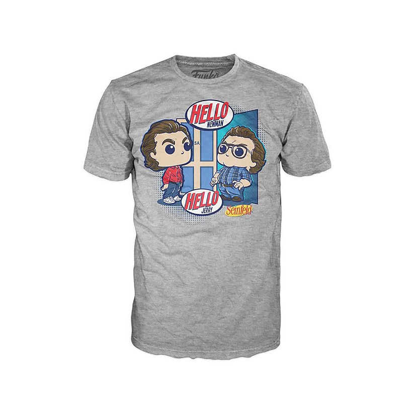 Seinfeld POP Tees  Jerry & Newman  Adult 2X Image