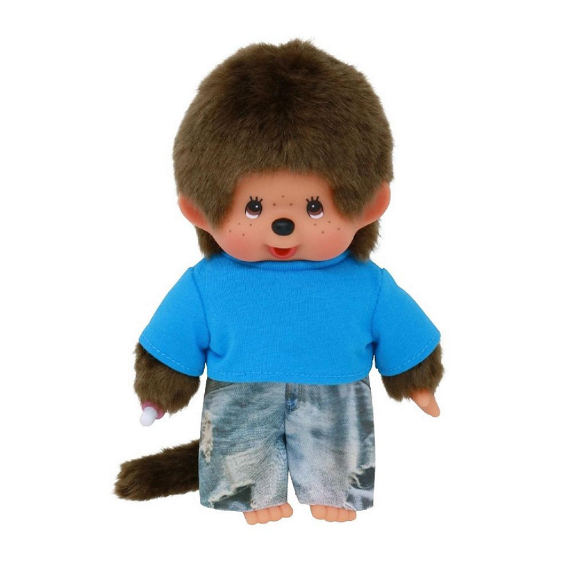Sekiguchi Monchhichi Boy Street Fashion Plush Doll - Blue Image