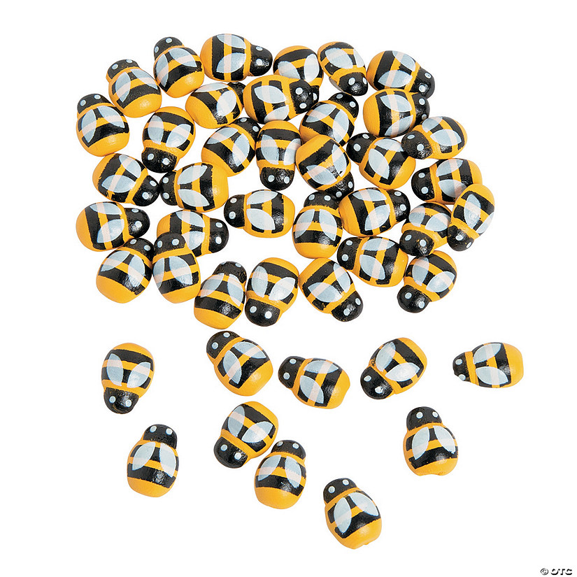 Self-Adhesive Bees - 50 Pc. Image
