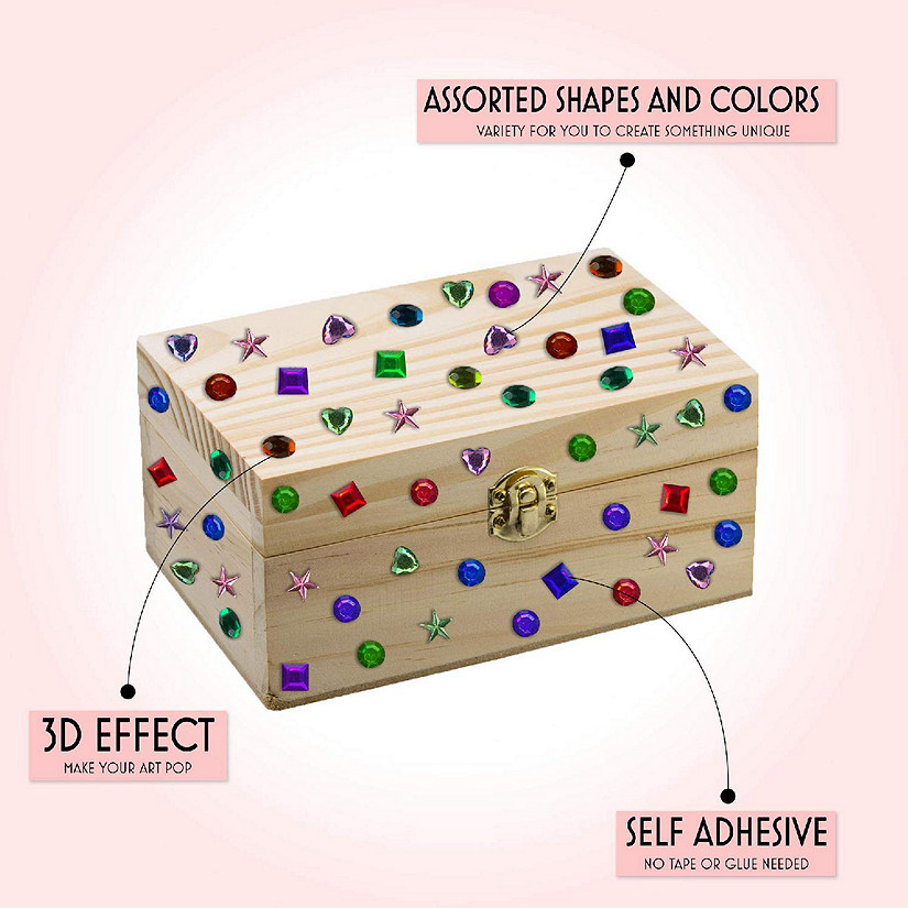 SelfAdhesive Jewels MultiColor Gems