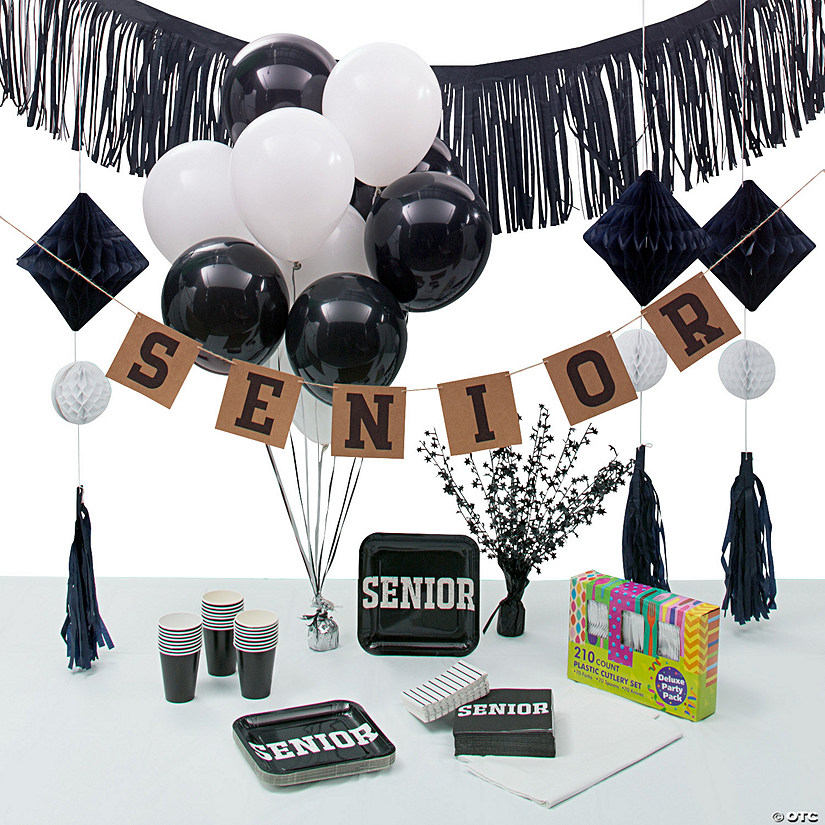 Senior Graduation Party Ultimate Tableware Kit for 24 Guests Oriental