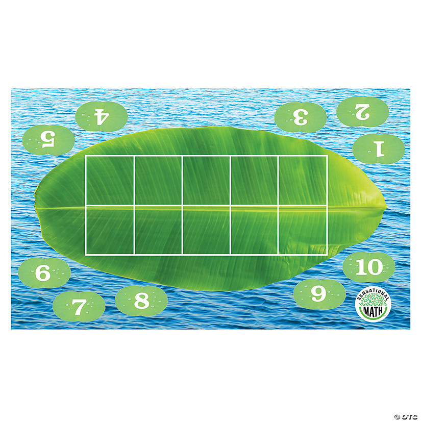 Sensational Math Froggy Ten-Frame Floor Mat Image