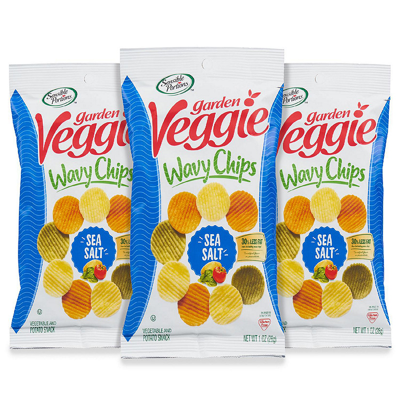 Sensible Portions Garden Veggie Wavy Chips 24 x 1 oz Oriental Trading