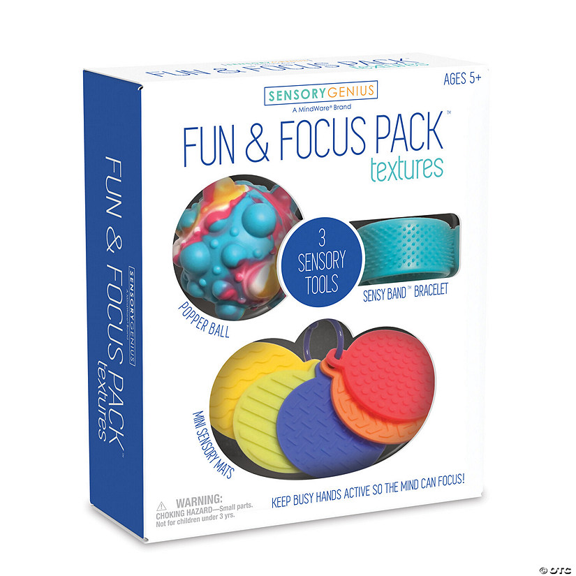 Sensory Genius Fun & Focus Pack: Textures Fidget Toy Set Image