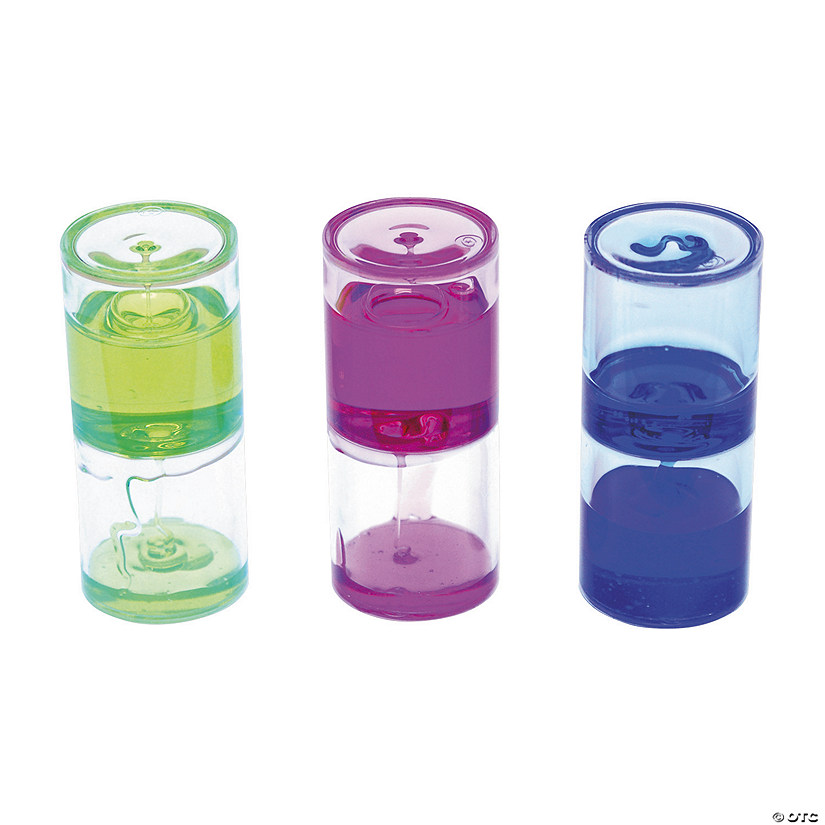 Sensory Liquid Timer Ooze Tube Set 3 Pc.