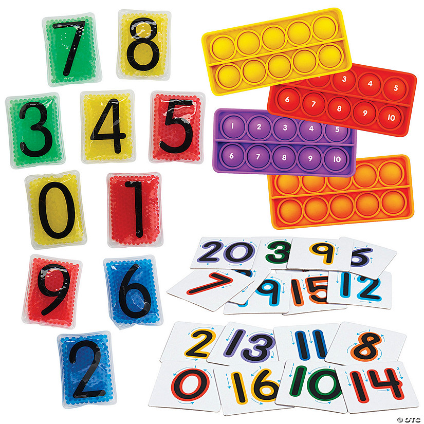 Sensory Number Recognition Educational Kit - 45 Pc. Image