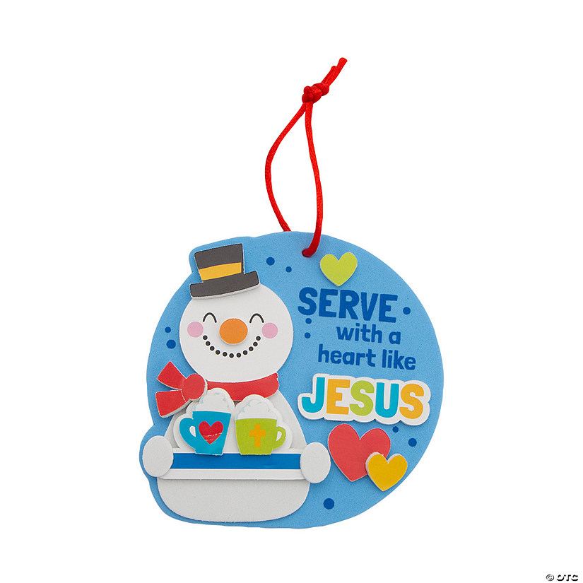 Serve Like Jesus Ornament Craft Kit - Makes 12 Image