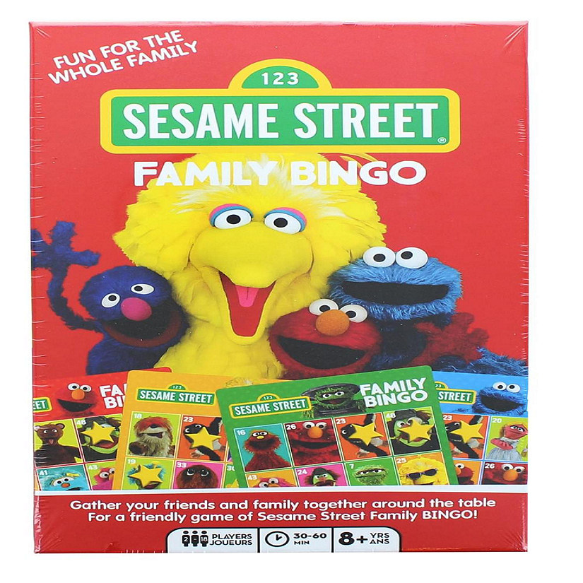 Sesame Street Family Bingo Game Image