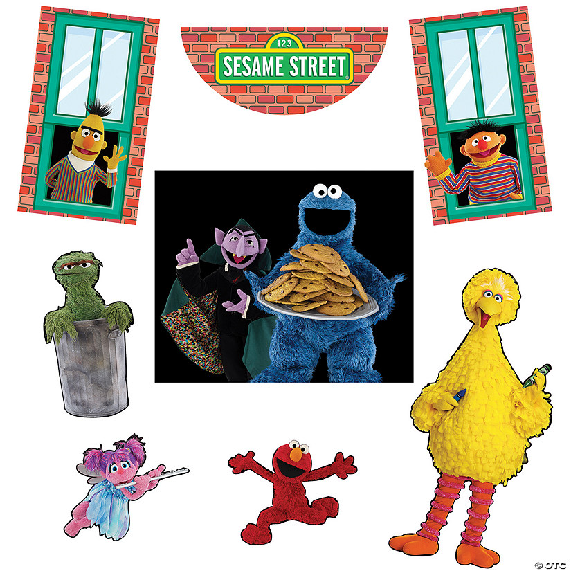 Sesame Street&#8482; Trunk-or-Treat Decorating Kit - 8 Pc. Image