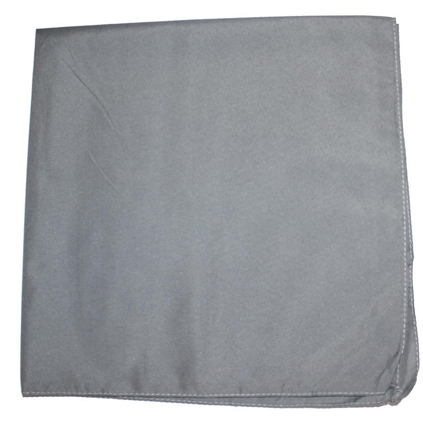 Set of 12 Solid 100% Polyester Unisex Bandanas - One Dozen Image