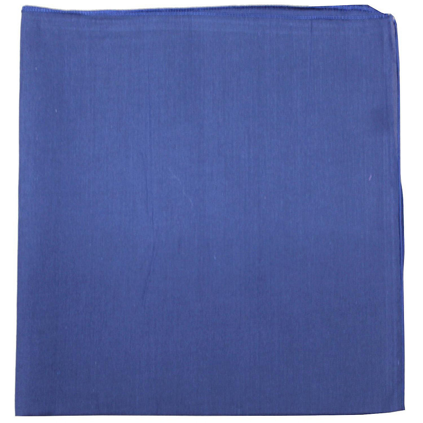 Set of 9 Solid 100% Polyester Unisex Bandanas Image
