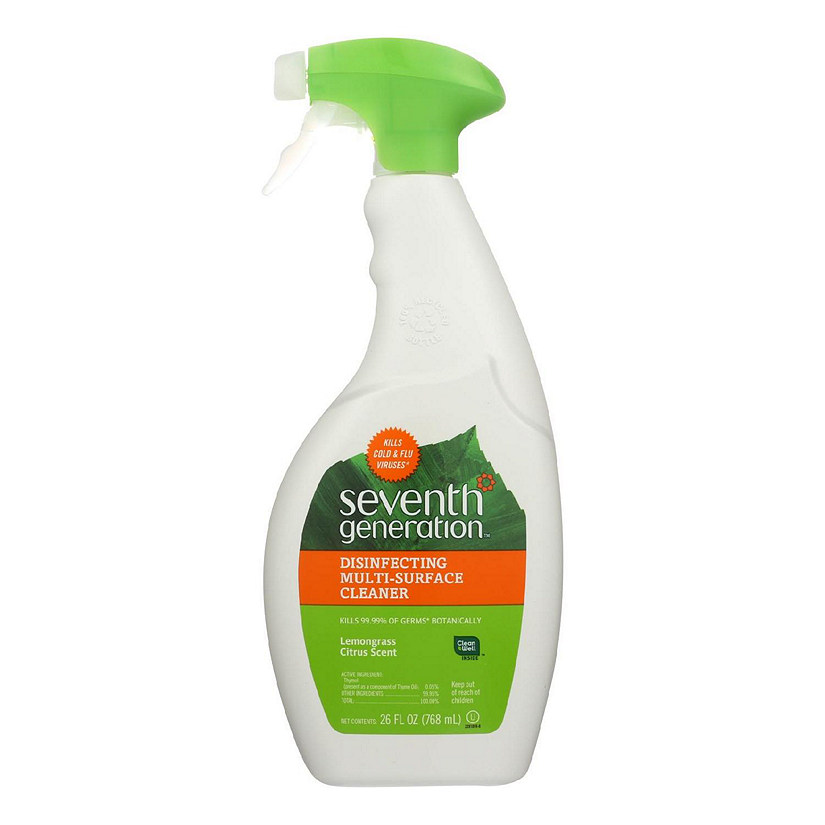 Sæbe Retningslinier Jabeth Wilson Seventh Generation All Purpose Natural Cleaner - Free and Clear - Case of 8  - 26 Fl oz. | Oriental Trading