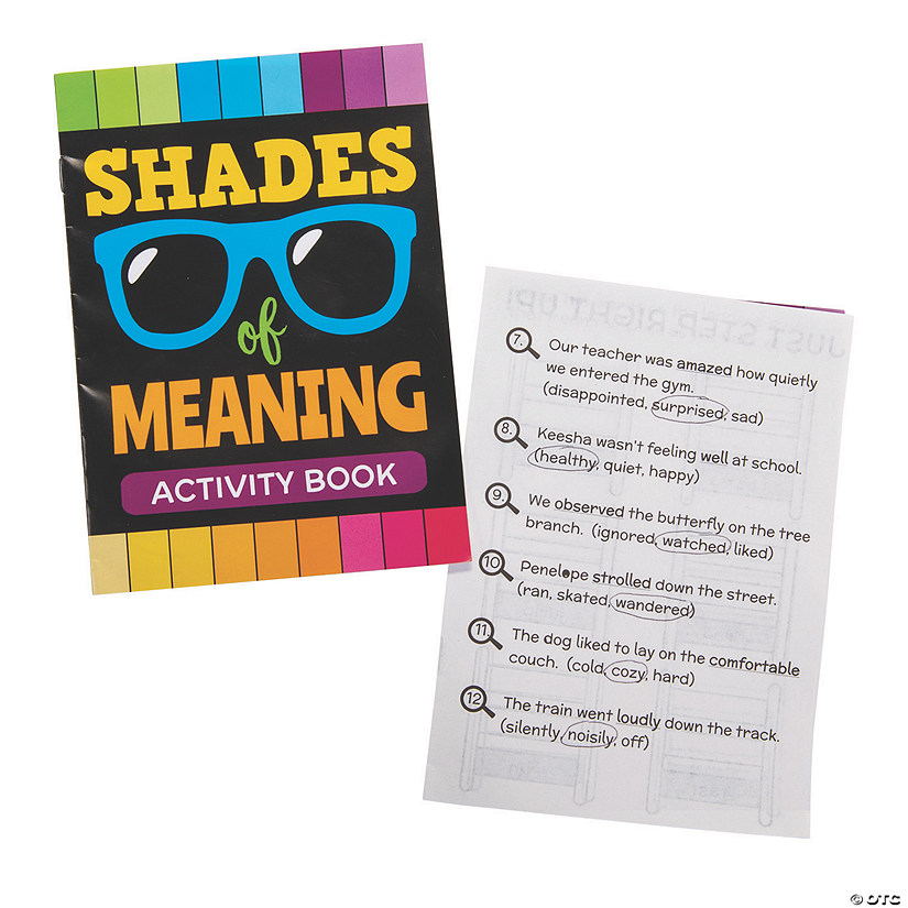 Shades of Meaning Activity Books - 12 Pc. Image