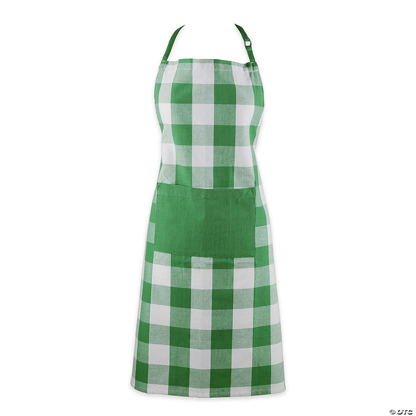 Shamrock Green Buffalo Check Chef Apron Image