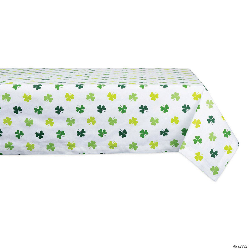 Shamrock Shake Print Tablecloth 60X84 Image