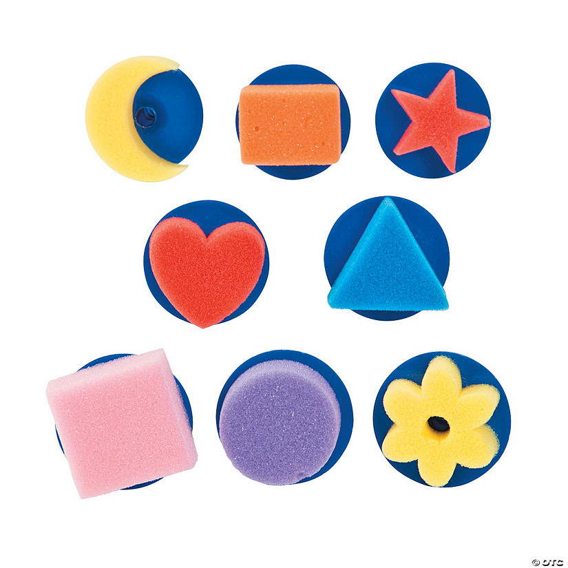 Shape Sponges with Handle Discontinued