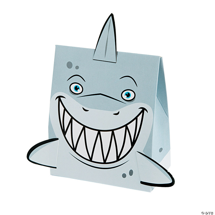 Shark Favor Boxes - 12 Pc. Image