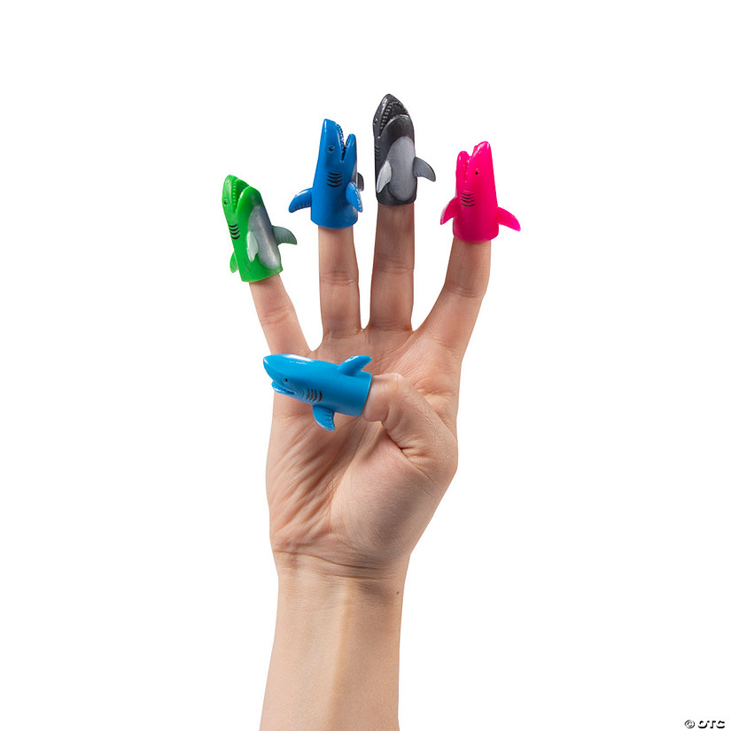 Shark Finger Puppets - 24 Pc. Image