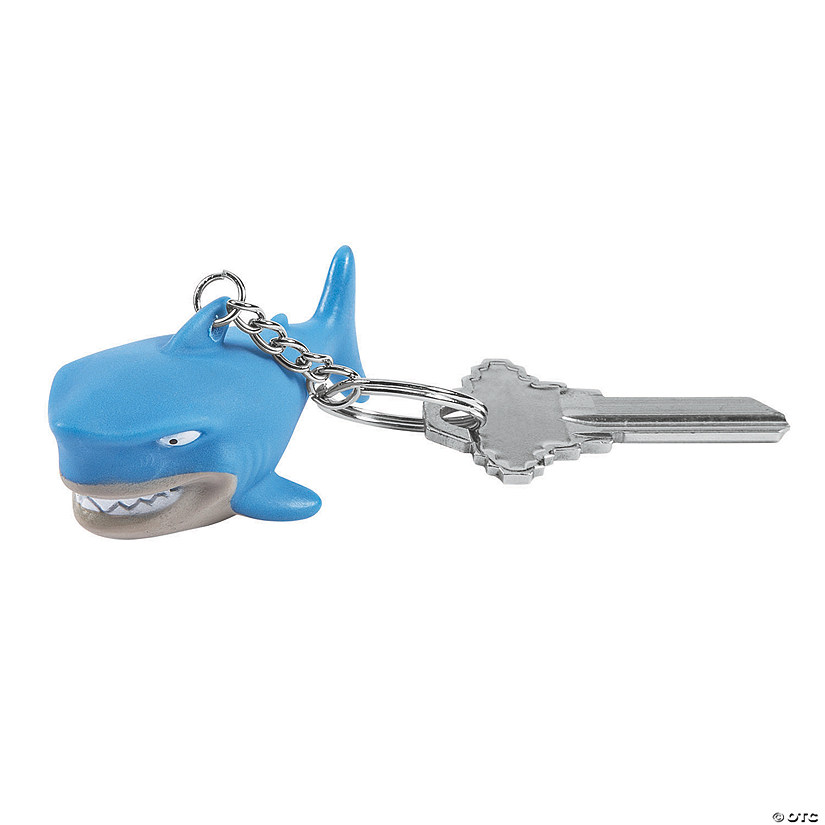 shark plush keychain