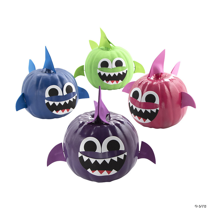 Shark Pumpkin Decorating Craft Kit - Makes 12 Image