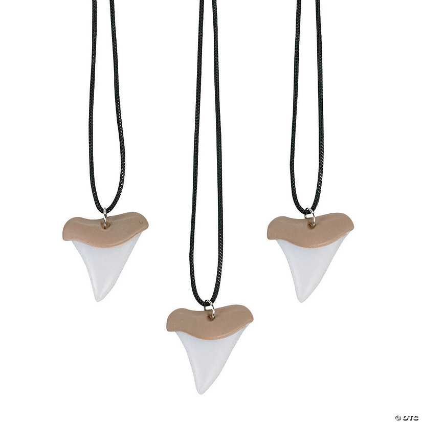 Shark Tooth Necklaces - 12 Pc. Image