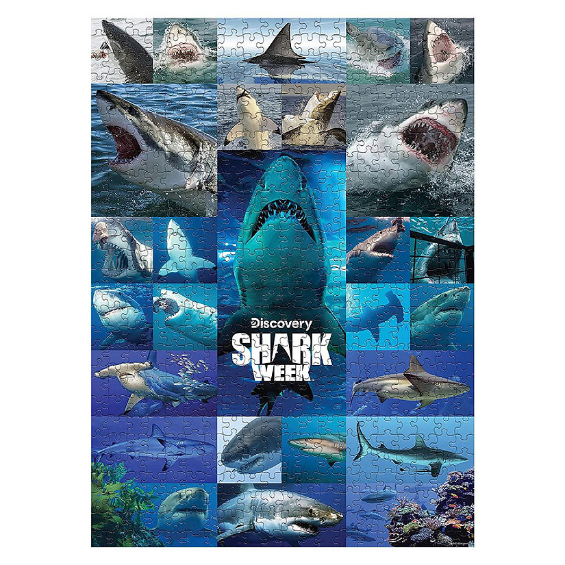 Shark Week 1000 Piece Jigsaw Puzzle Image