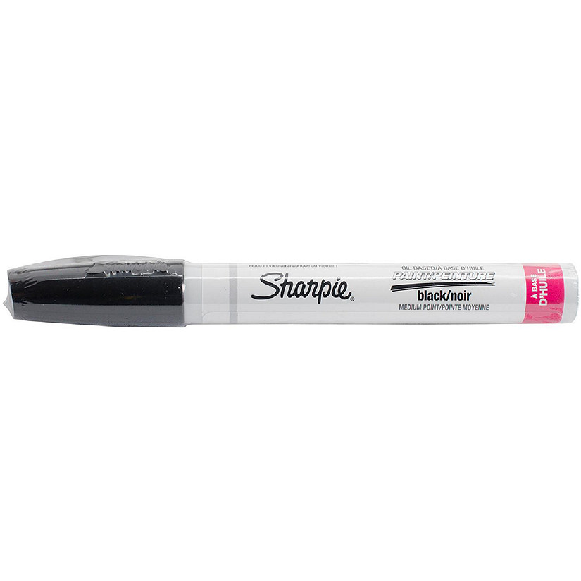 Sharpie Medium Point Oil-Based Opaque Paint Marker-Black Image
