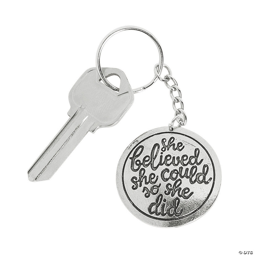 She Believed Keychains - 12 Pc. Image
