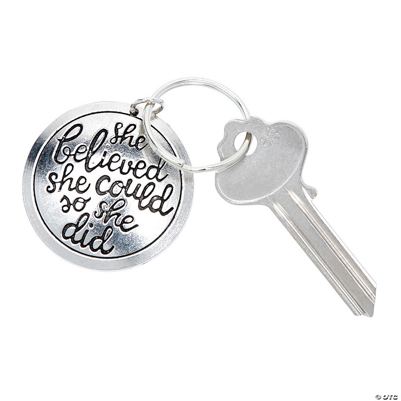She Believed Keychains - 12 Pc. Image