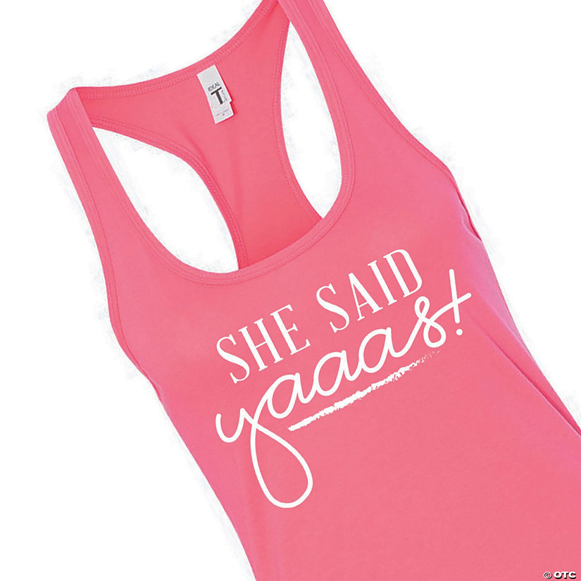 womens hot pink tank top