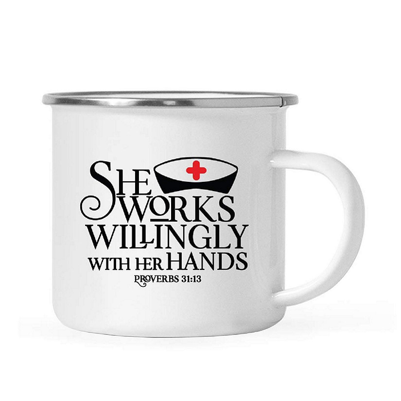 She Works Willingly 11oz Campfire Mug Image