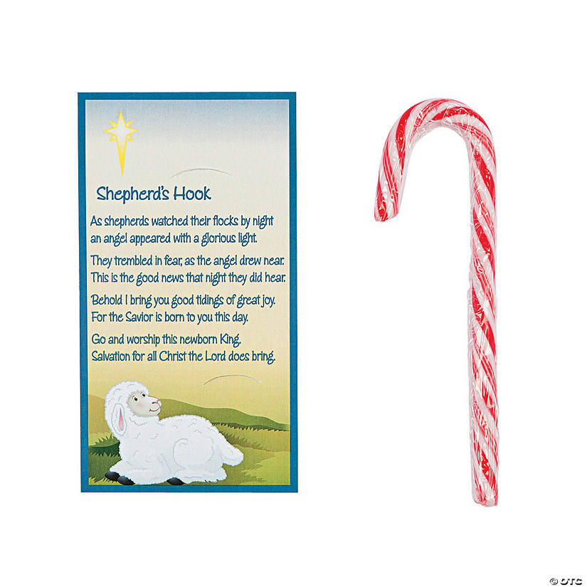 Shepherd’s Hook Candy Canes with Card - Discontinued