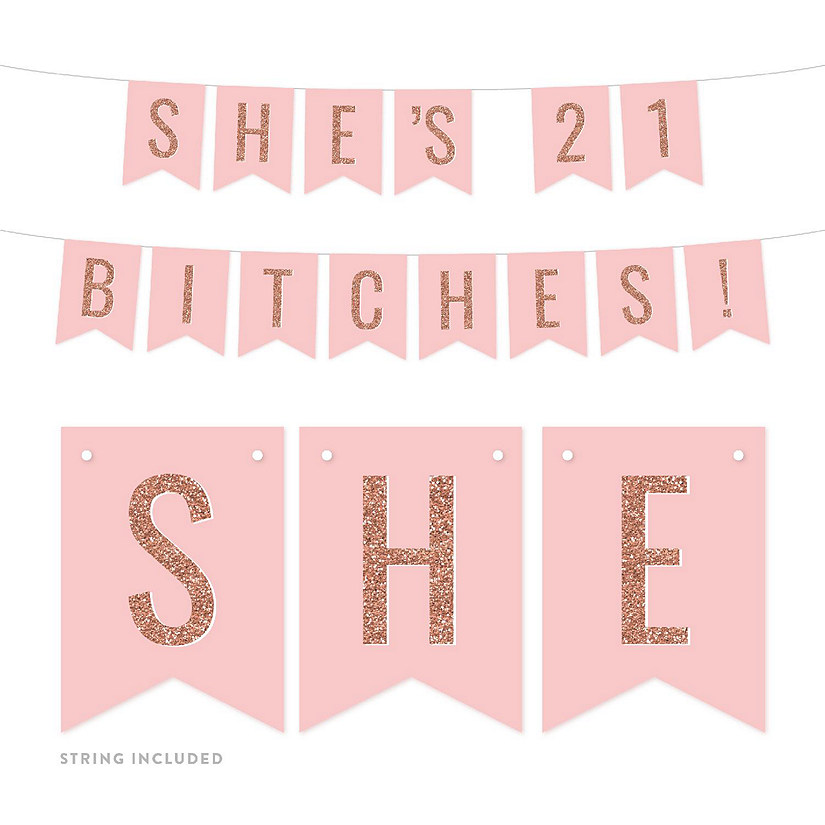 Shes 21 Bitches 4x5.5IN Banner Image