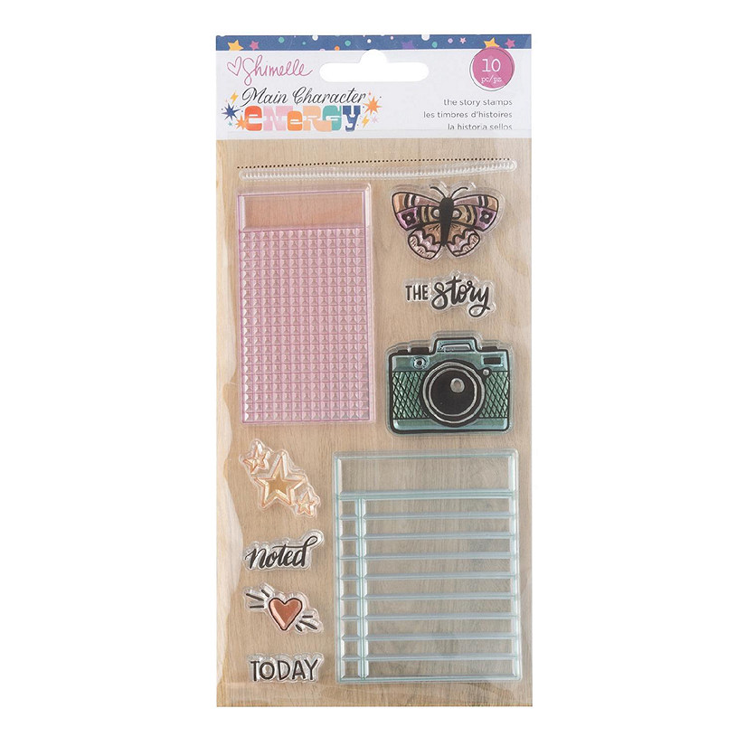 Shimelle Main Character Energy Clear Stamps-10/Pkg Image