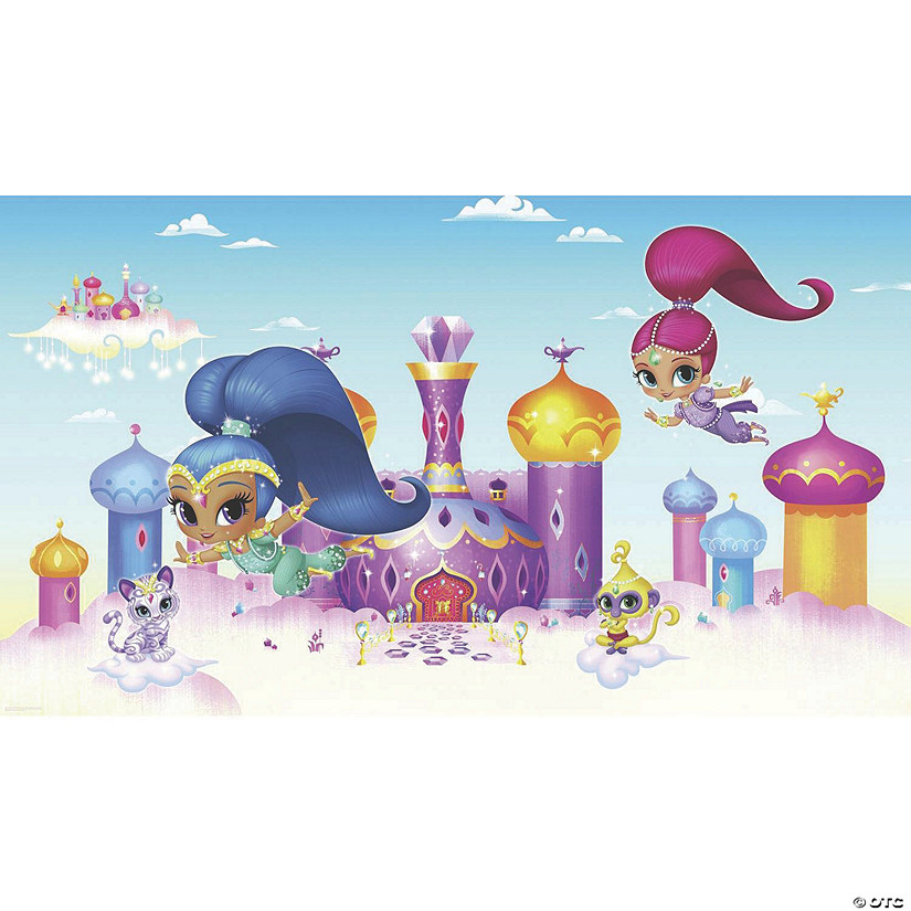 Shimmer And Shine Prepasted Wallpaper Mural | Oriental Trading