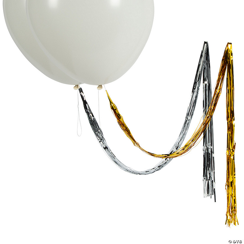 Shimmer Foil Balloon Tails &#8211; 2 Pc. Image