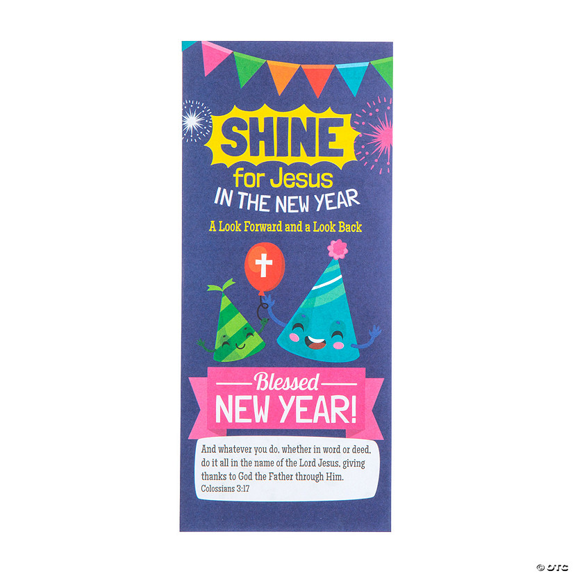 Shine for Jesus New Year&#8217;s Activity Sheets - 12 Pc. Image