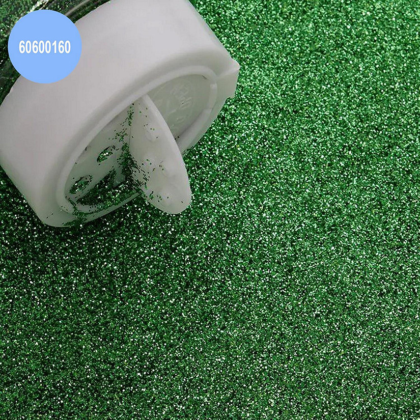 Shiny Reality Reflective Glitter with a Warning - Crystal Green Color Image