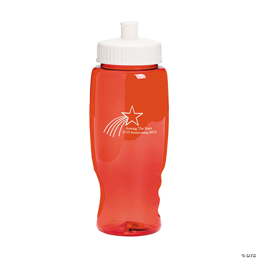 Shooting Star Personalized Plastic Water Bottles Oriental Trading