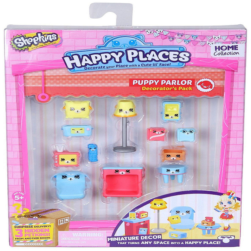 Shopkins Decorator Pack Puppy Parlor Playset Image