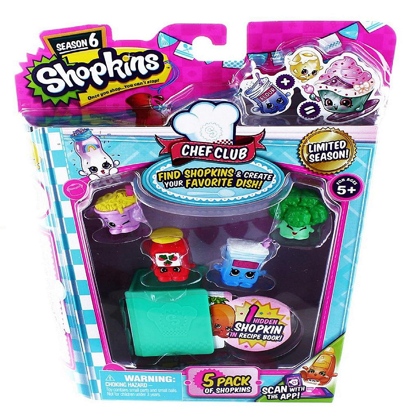 Shopkins Chef Club 5 Pack : Toys & Games 