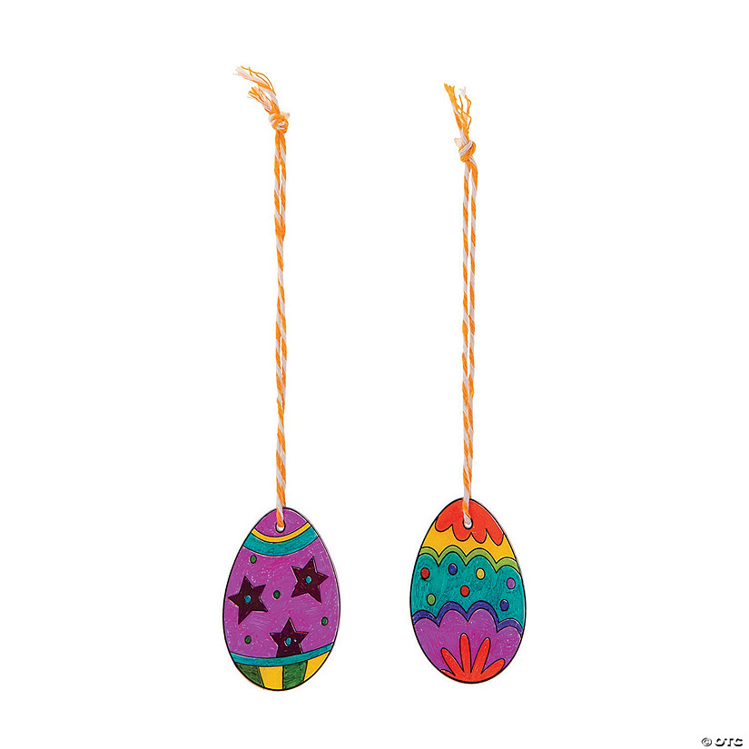 Shrink Plastic Easter Egg Ornament Craft Kit Oriental Trading