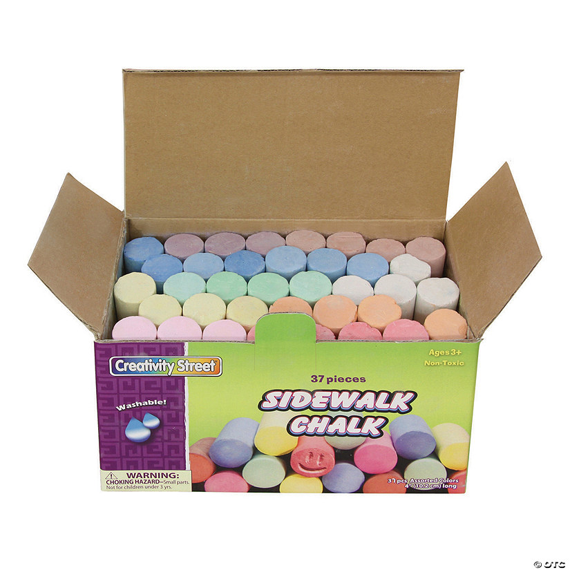 Sidewalk Chalk Assortment - 36 Pc. Image