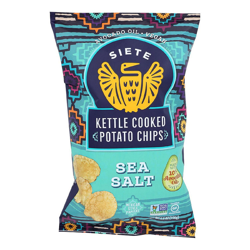 Siete - Kettle Chip Sea Salt - Case of 6-5.5 OZ Image