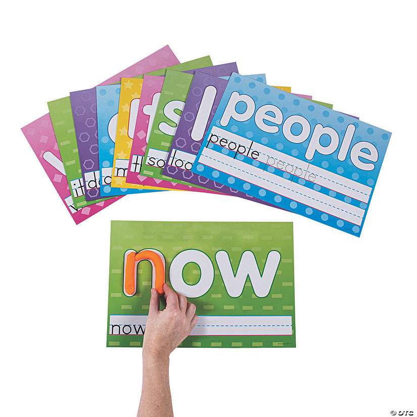 Sight Words Learning Mats &#8211; Level 2 - 25 Pc. Image