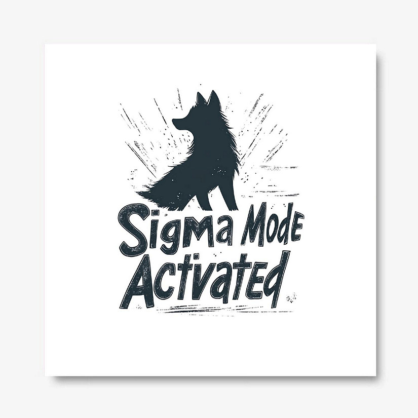 Sigma Mode Activated Gallery Wrapped Canvas by Dancing Littles Jungle ...