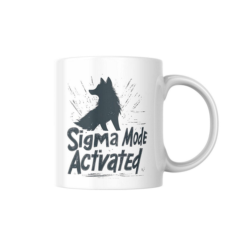 Sigma Mode Activated Mug by Dancing Littles Jungle Image
