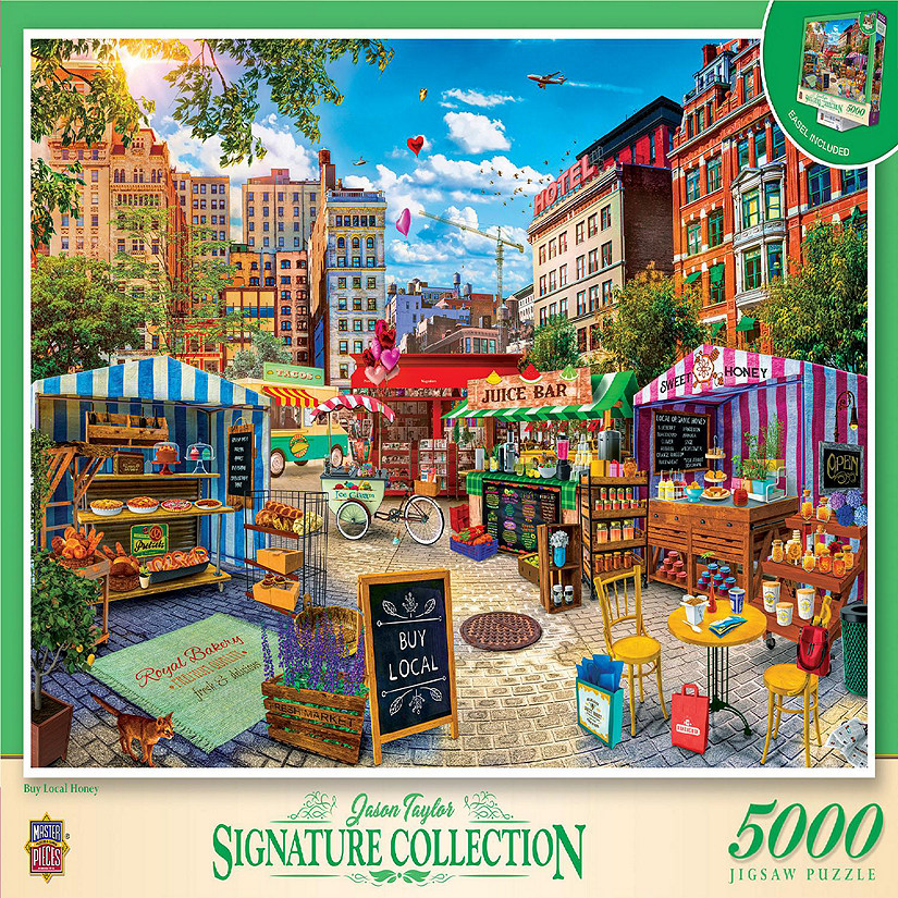 Signature Collection - Buy Local Honey 5000 Piece Jigsaw Puzzle - Flawed Image